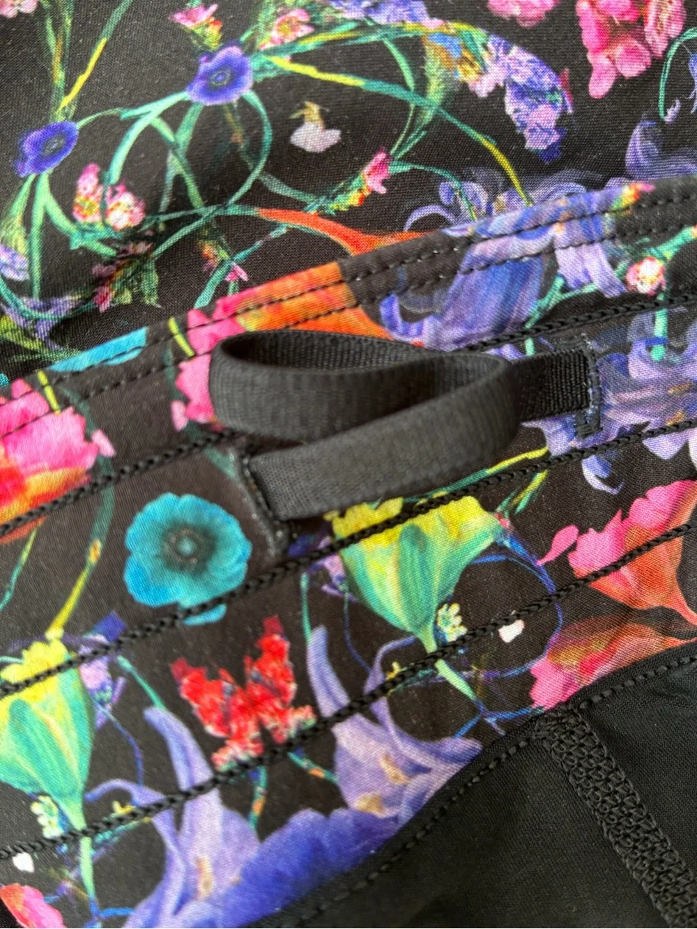 LULULEMON Hotty Hot High-Rise Skirt Skort Flowerscope BlackMulti Size 12